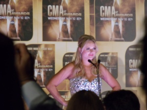 Miranda Lambert answers questions at CMA Awards' press conference