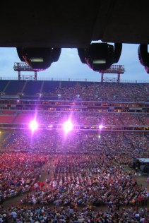 The crowd at LP Field during the 2010 CMA Music Festival